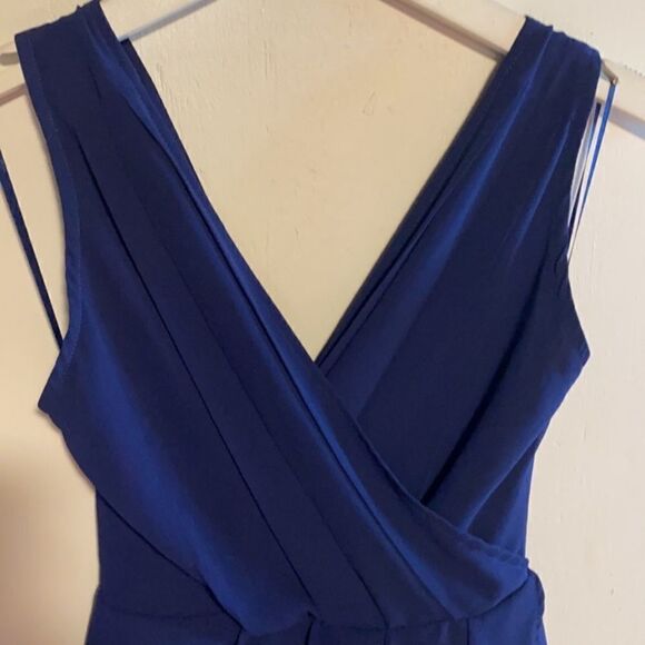 Tobi Navy Blue Cross Back Mini Dress - Picture 5 of 10